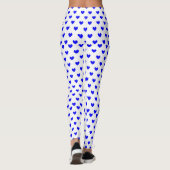 Leggings Motif de Coeur Bleu Classique Conception Minimalis (Dos)