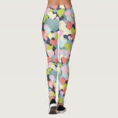 Leggings Motif de coeur coloré (Dos)