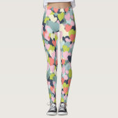 Leggings Motif de coeur coloré (Devant)