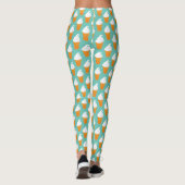 Leggings Motif de cône de glace vanille (Dos)