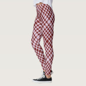 Leggings Motif de contrôle 08 DRed BG (Gauche)