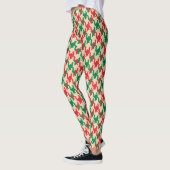 Leggings Motif de contrôle de pied de pied, conception de d (Gauche)