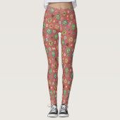 Leggings Motif de cookie de vacances des maisons HOGWARTS™ (Devant)