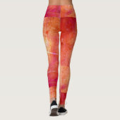 Leggings Motif de coucher de soleil Abstrait (Dos)