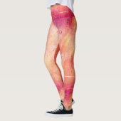 Leggings Motif de coucher de soleil Abstrait (Gauche)