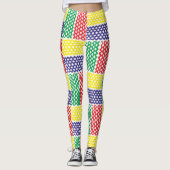 LEGGINGS MOTIF DE COULEUR (Devant)