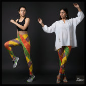 LEGGINGS MOTIF DE COULEUR