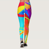 Leggings Motif de couleur expressif (Dos)