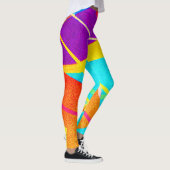 Leggings Motif de couleur expressif (Droite)