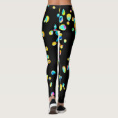 Leggings Motif de couleur vivant (Dos)