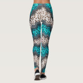 Leggings Motif de couleurs Abstraites (Dos)