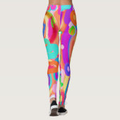 Leggings Motif de couleurs vives (Dos)