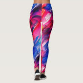 Leggings motif de coups de pinceau 2 (Dos)