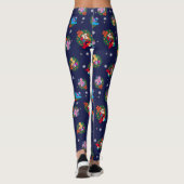Leggings Motif de couronnes de Noël de la rue Sesame (Dos)