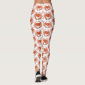 Leggings Motif de crabe côtier (Dos)