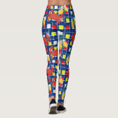 Leggings Motif de crabe côtier et de citron (Dos)