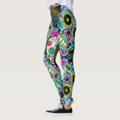 Leggings Motif de crânes de sucre (Gauche)