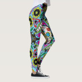 Leggings Motif de crânes de sucre (Droite)