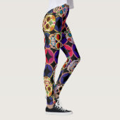 Leggings Motif de crânes de sucre (Droite)