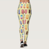 Leggings Motif de crème glacée (Dos)