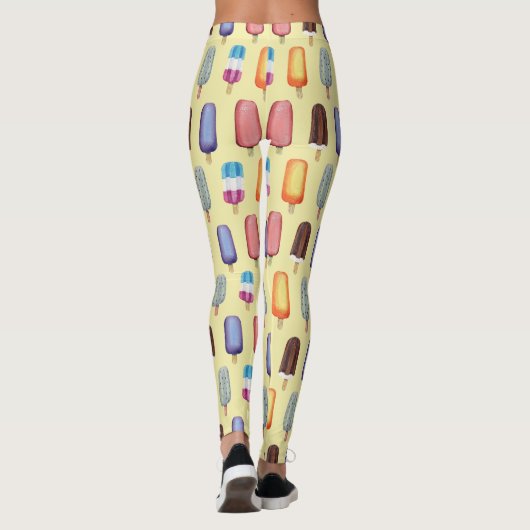 Leggings Motif de crème glacée (Dos)