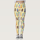 Leggings Motif de crème glacée (Devant)