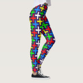Leggings Motif de croix colorées (Droite)