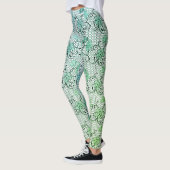 Leggings Motif de dentelle florale (Gauche)