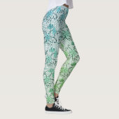 Leggings Motif de dentelle florale (Droite)
