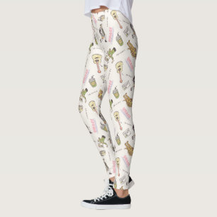 Leggings Motif de dessin animé Tan FRIENDS™
