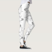 Leggings motif de dessin de lampe Abstrait (Droite)