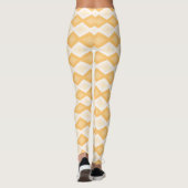 Leggings Motif de diamant jaune (Dos)