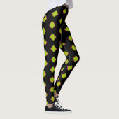 Leggings Motif de diamants verts Abstrait (Droite)