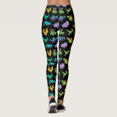 Leggings Motif de dinosaures de Derpy (Dos)