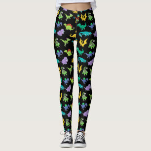 Leggings Motif de dinosaures de Derpy