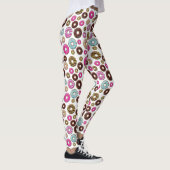 Leggings Motif De Donuts, Donuts Colorés, Saupoudrages (Droite)