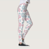 Leggings Motif De Donuts, Donuts Roses, Donuts Bleus (Droite)