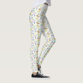 Leggings motif de doodle d'été (Droite)