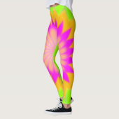 Leggings Motif de éclatement coloré (Gauche)