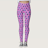 Leggings Motif de face de Grover rose (Devant)