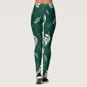 Leggings motif de feuille (Dos)