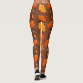 Leggings Motif de feuille d'automne (Dos)