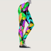 Leggings Motif de feuille de néonscape (Droite)