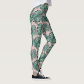 Leggings Motif de feuille tropicale (Droite)