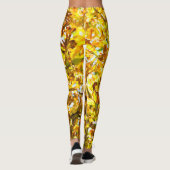 Leggings Motif de feuilles d'automne (Dos)