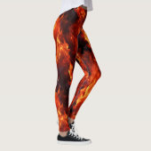 Leggings Motif de flamme (Droite)