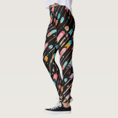 Leggings Motif de flèche multicolore Thunder_Cove (Gauche)
