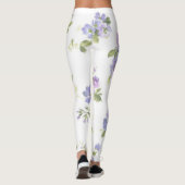 Leggings Motif de fleurs (Dos)