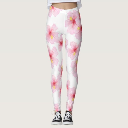 Leggings Motif de fleurs (Devant)