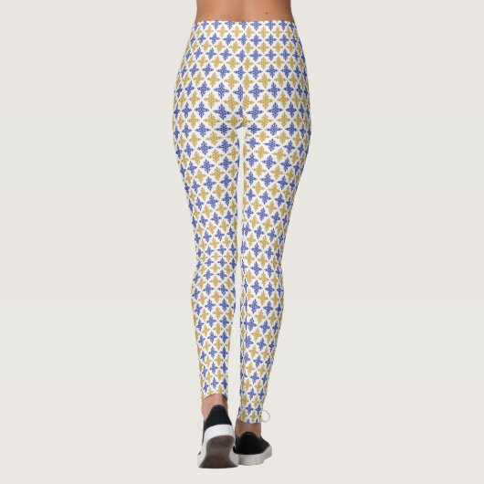 Leggings Motif de fleurs (Dos)